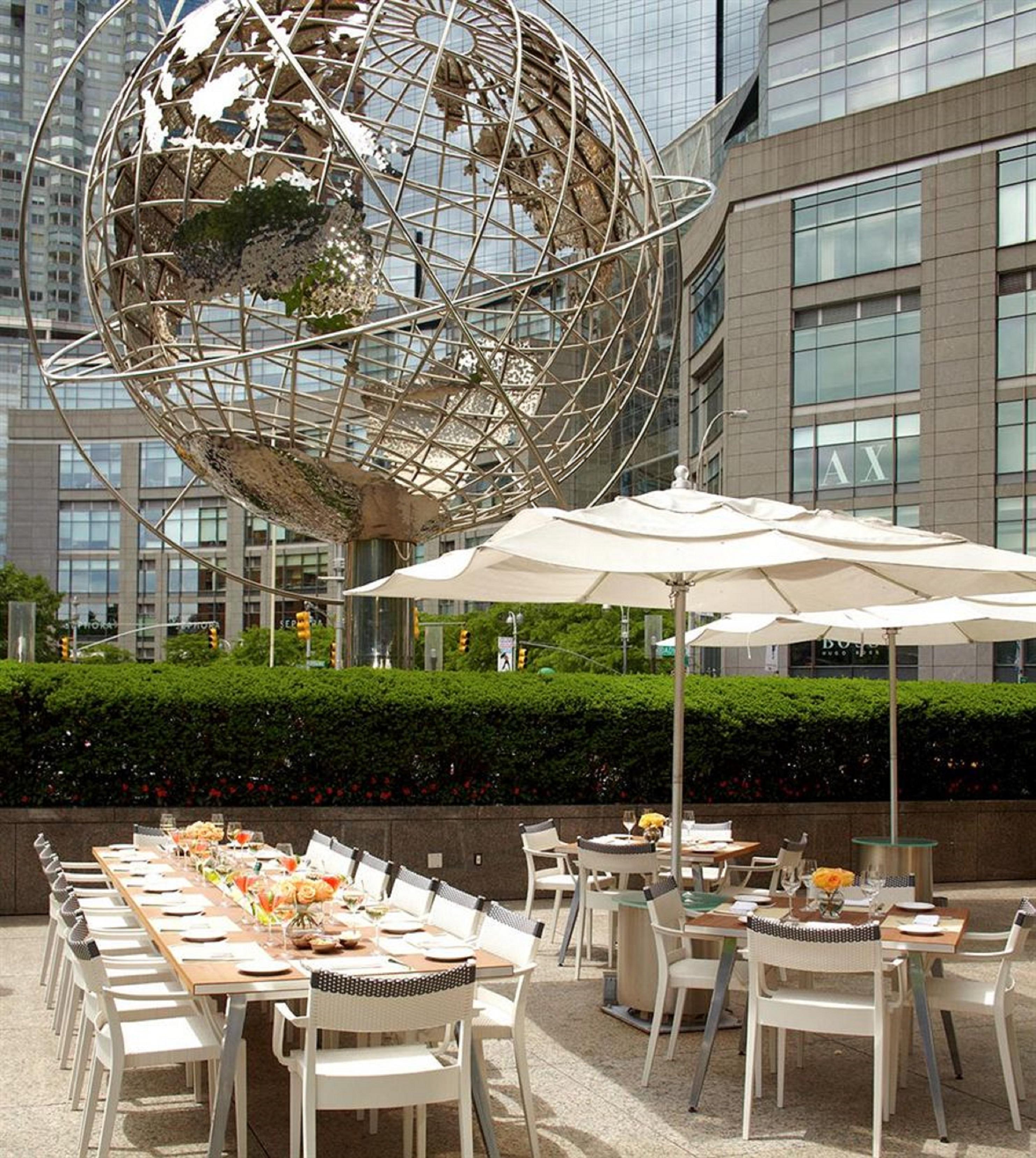 ทรัมป์ อินเตอร์เนชั่นแนล โฮเทล แอนด์ ทาวเวอร์ นิวยอร์ก Hotel ภายนอก รูปภาพ The outdoor tables at the restaurant